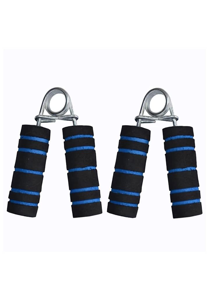Sports Hand Grip Pair Multi Colour-BLACK