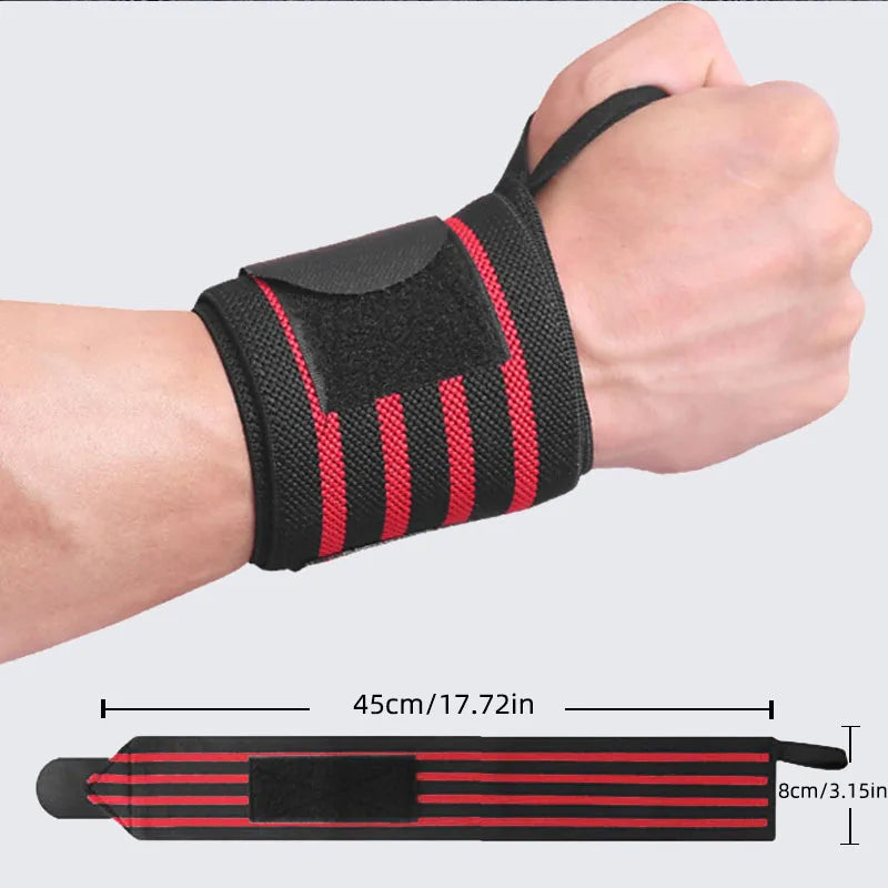 2 PCS Outdoor fitness Wristband Wrist Support Weight Lifting Gym